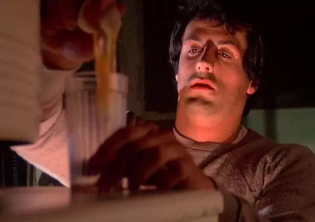 Sylvester Stallone en la pel�cula de Rocky (1972).