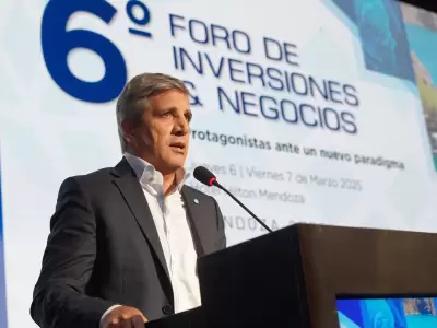 "Se habla mucho del 'milagro argentino', pero yo no estoy de acuerdo con eso. Si hacemos las cosas bien, las cosas salen bien" (L. Caputo)