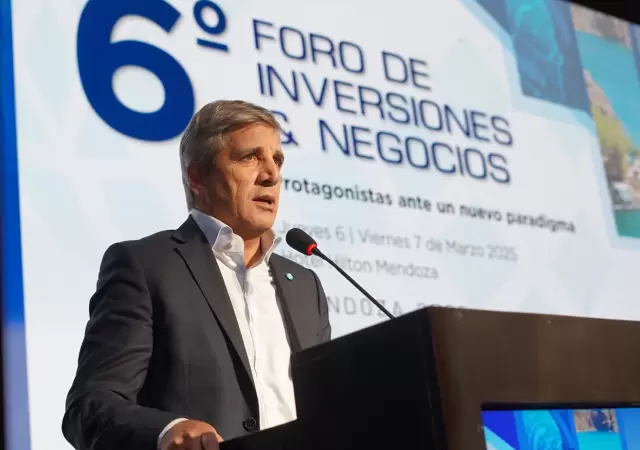 "Se habla mucho del 'milagro argentino', pero yo no estoy de acuerdo con eso. Si hacemos las cosas bien, las cosas salen bien" (L. Caputo)