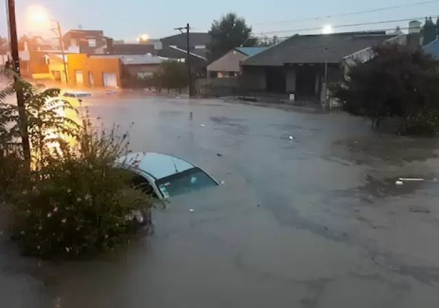M�s de 60 familias fueron evacuadas en Bah�a Blanca.