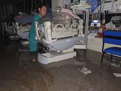 Se inund� el sector de neonatolog�a del Hospital Interzonal Dr. Jos� Penna.