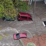 Video: los desesperados pedidos de auxilio de personas atrapadas por el temporal