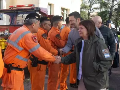 Patricia Bullrich y Luis Petri en Bah�a Blanca/