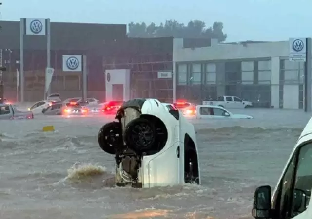 En marzo la localidad de Bah�a Blanca fue fuertemente afectada por las inundaciones.
