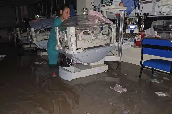 Inundaciones en Bah�a Blanca