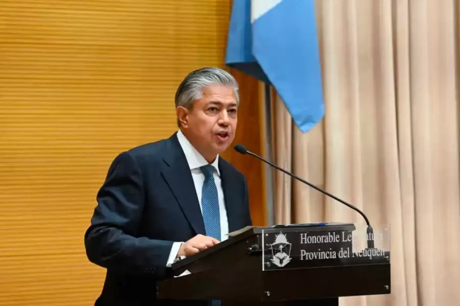 Rolando Figueroa, gobernador de Neuquén