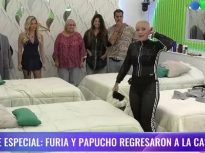 Furia realiz� su primera maniobra en Gran Hermano.