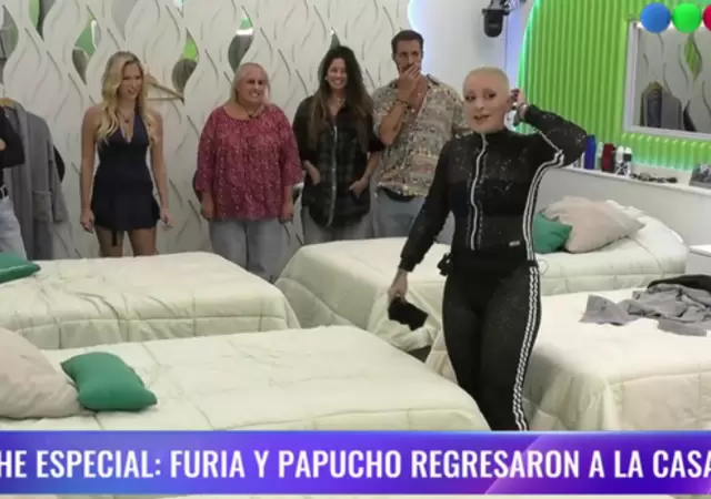 Furia realiz� su primera maniobra en Gran Hermano.