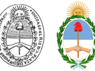 El consejo desde 1813 aprob� el escudo como un s�mbolo oficial del estado argentino emergente.