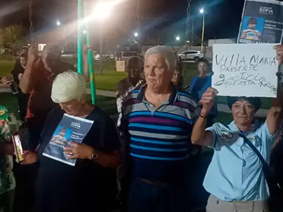 Una marcha realizada por la desaparici�n de Lian Flores en C�rdoba. (Foto: web)