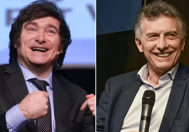 Javier Milei y Mauricio Macri: no tan unidos como parece.