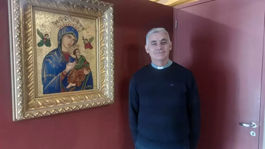 "Hace un tiempo, la misma madre del beato Carlo Acutis nos dijo que este lugar ten�a que ser un faro de luz" (O. Scandura)