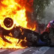 Desmanes en el Congreso: el oficialismo habl� de "intento de golpe de Estado"