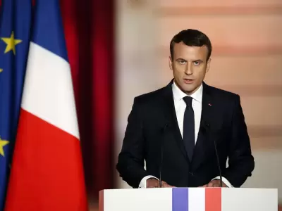 El mandatario franc�s Emmanuel Macron.