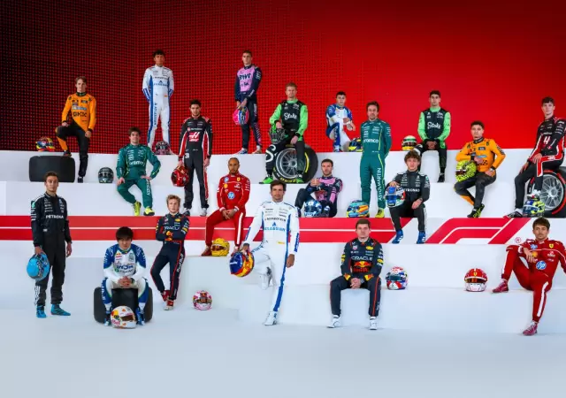 Los pilotos de Formula 1
