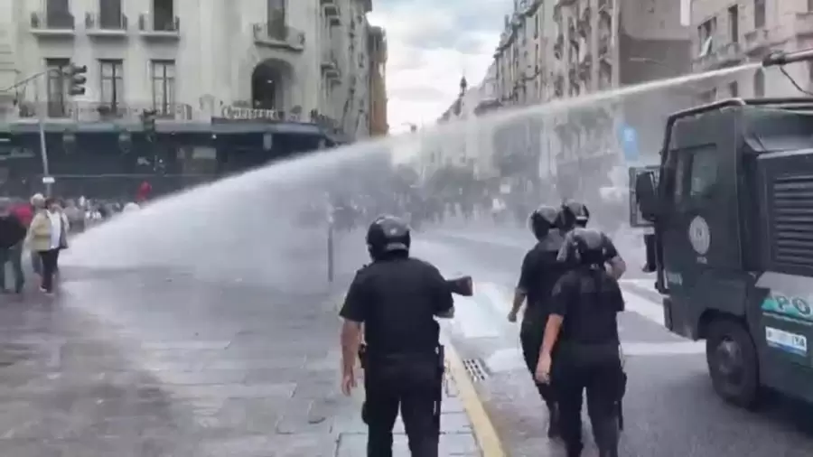 La polic�a en acci�n