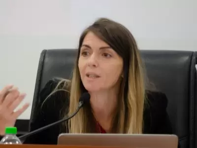 La jueza porte�a Karina Andrade.