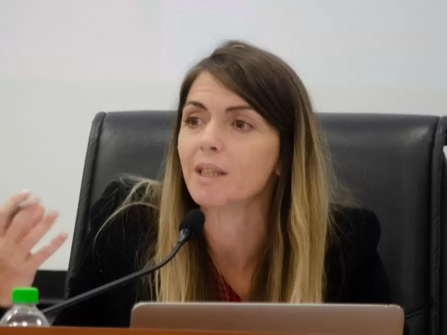 La jueza porte�a Karina Andrade.