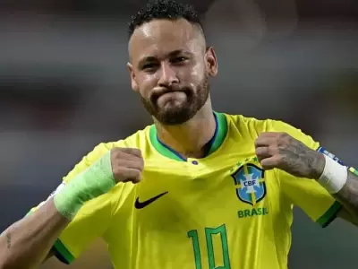 El delantero brasile�o no estar� en el match ante Argentina/