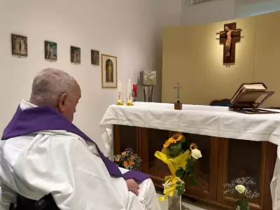 El Papa Francisco celebr� una misa en el hospital/