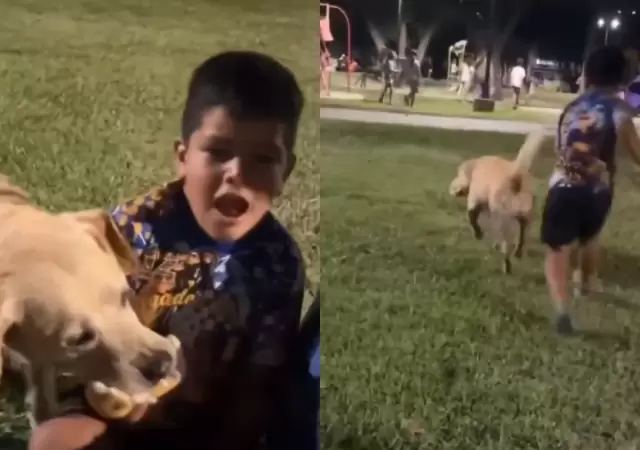 El sanguche que hizo a un ni�o correr.