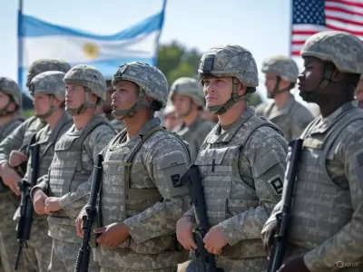 Colaboraci�n entre las FFAA de Argentina y Estados Unidos.