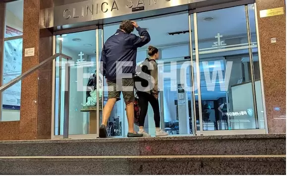 Alfredo Casero estuvo acompa�ado por su hija.