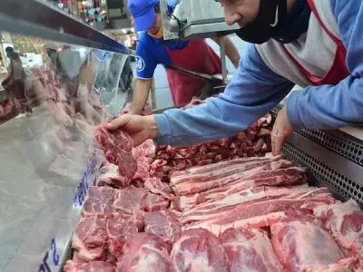 Carne en el mostrador