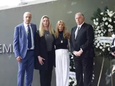 Funcionarios del Gobierno Nacional asistieron al acto de reclamo /