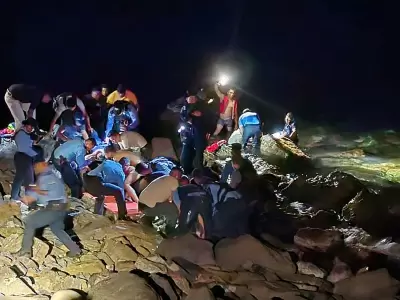 En la avioneta viajaban 18 personas.