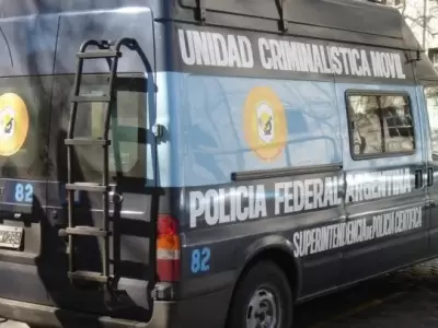 La Polic�a Federal Argentina fue convocada para realizar los peritajes.