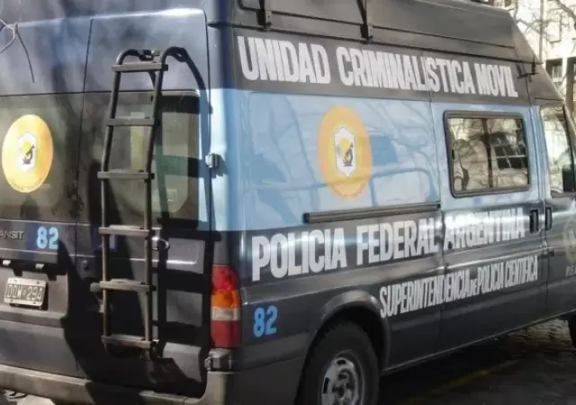 La Polic�a Federal Argentina fue convocada para realizar los peritajes.