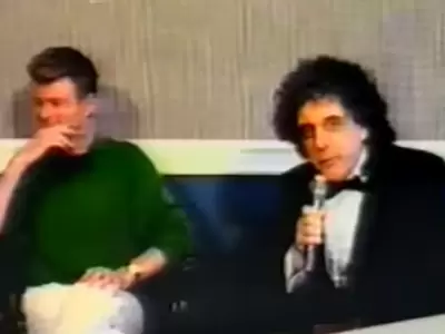 Gasalla entrevist� a David Bowie en R�o de Janeiro, poco antes de que el cantante visitara Argentina en 1990.