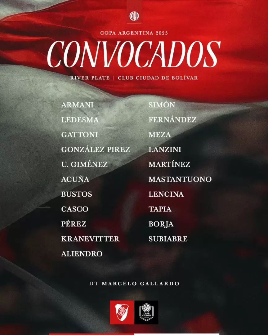 La delegaci�n de River Plate