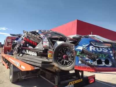 As� qued� el auto de Mazzacane.