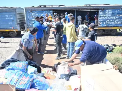 La ayuda llega de distintas maneras a las familias de Bah�a Blanca.