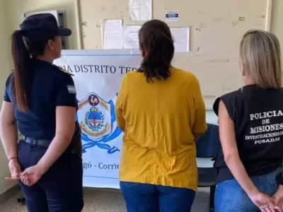 Las autoridades arrestaron una de las delincuentes en Corrientes.