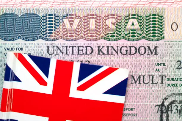 Visa del Reino Unido.