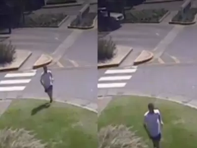 El video de c�mo escapaba la expareja de Jesica Cirio durante un allanamiento