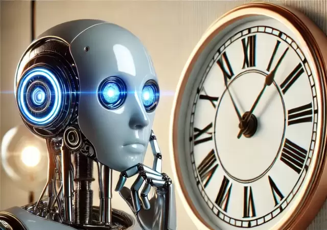 IA con reloj.