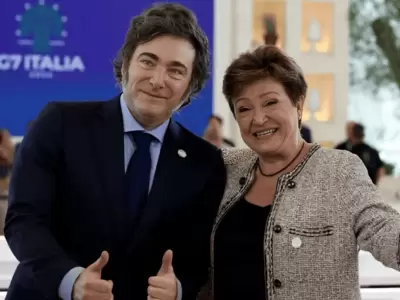 El presidente Javier Milei confirm� que el acuerdo con el FMI se cerrar� "a mitad de abril"/