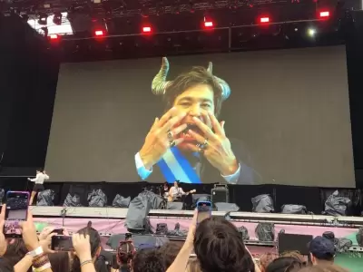 Se encendi� la pol�mica en el Lollapalooza con un video contra Javier Milei