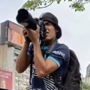 El fot�grafo herido en la marcha de jubilados escribi� su nombre y record� a su abuelo