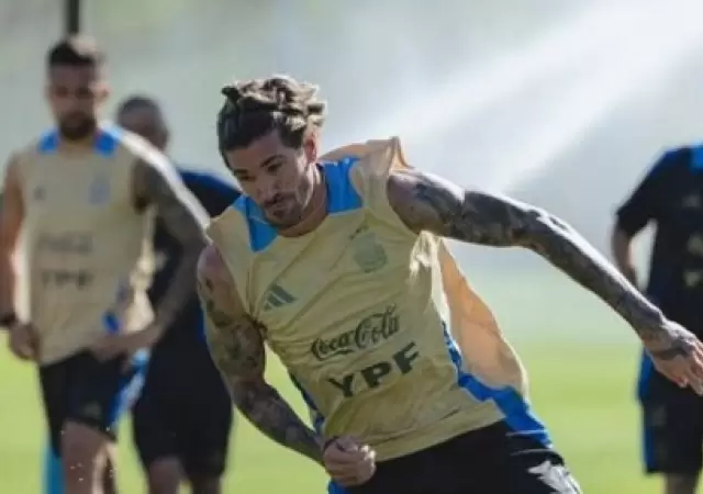 Rodrigo De Paul ser�a titular en el partido ante Brasil/