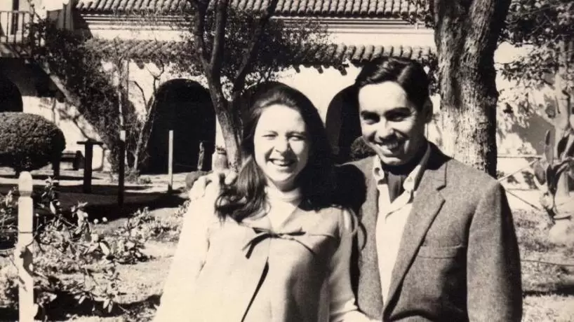 El capit�n Viola junto a su esposa, ya fallecida. (Foto: archivo web)