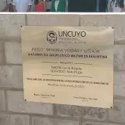 La UNCuyo conmemoró el Día de la Memoria con una emotiva ceremonia