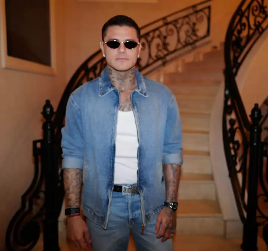 Mauro Icardi y Eugenia Su�rez.