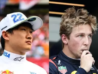 Liam Lawson y Yuki Tsunoda se tiran con de todo
