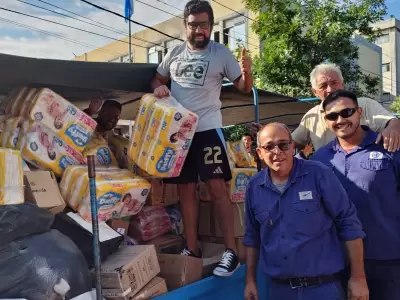 La energ�a de la solidaridad llega a Bah�a Blanca con una gran campa�a