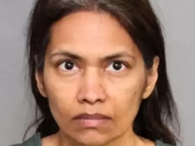 Saritha Ramaraju, de 48 a�os, fue arrestada tras confesar que degoll� a su hijo de 11 a�os.